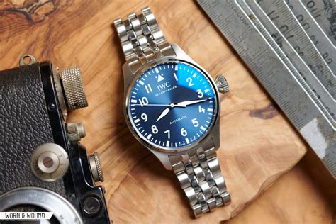 iwc big pilot blue replica|Review: The IWC Big Pilot 43 .